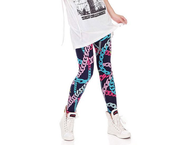 Wholesale-chain-print-leggings