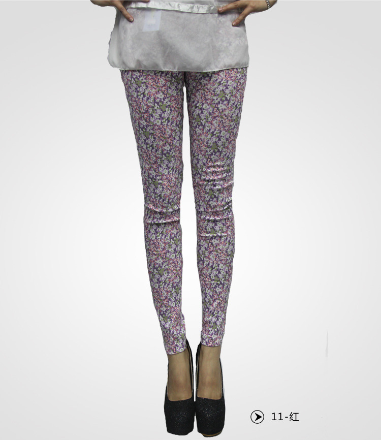 Wholesale-cotton-floral-leggings