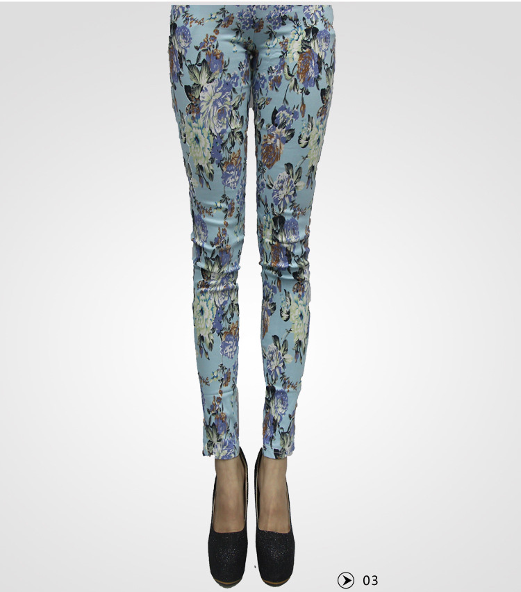 Wholesale-cotton-floral-leggings