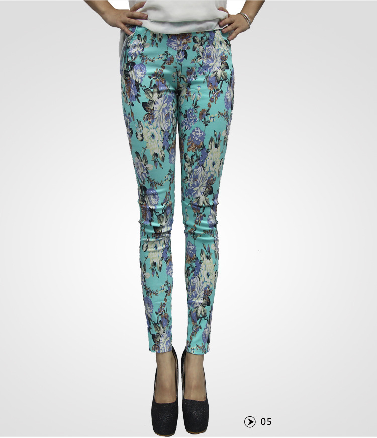 Wholesale-cotton-floral-leggings