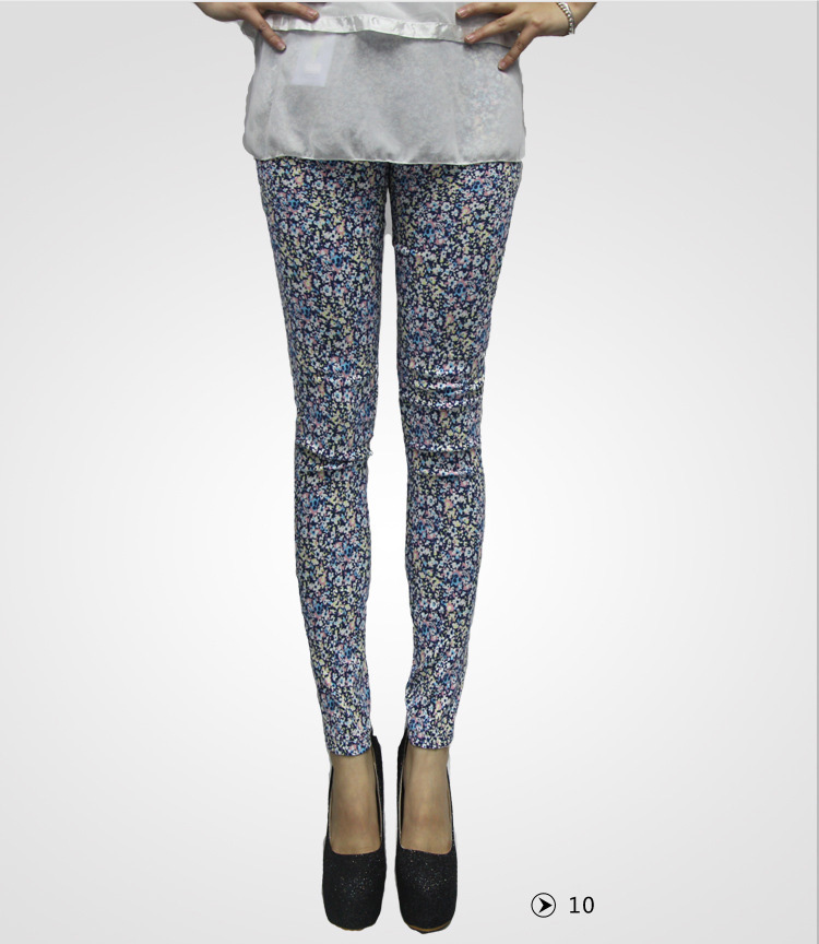 Wholesale-cotton-floral-leggings