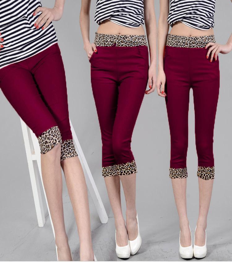 Wholesale-cropped-leopard-leggings