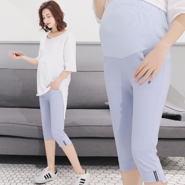 Wholesale-high-waist-seven-points-pregnant-leggings