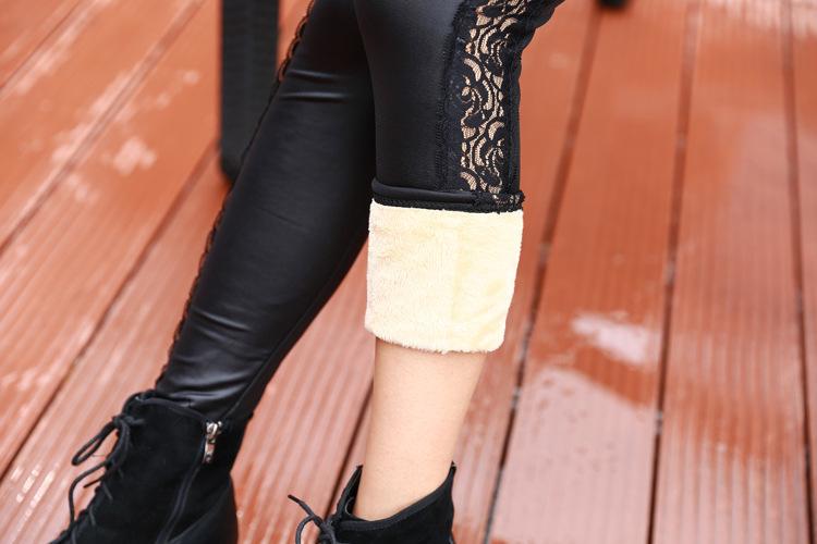 Wholesale-leather-velvet-leggings-women