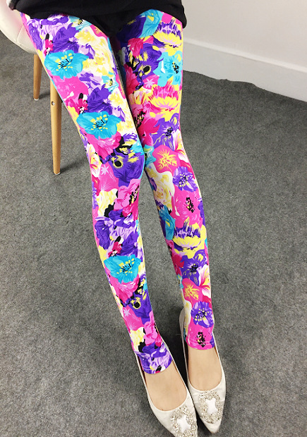 Wholesale-milk-silk-graffiti-leggings