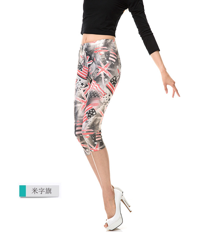 Wholesale-printed-cropped-leggings