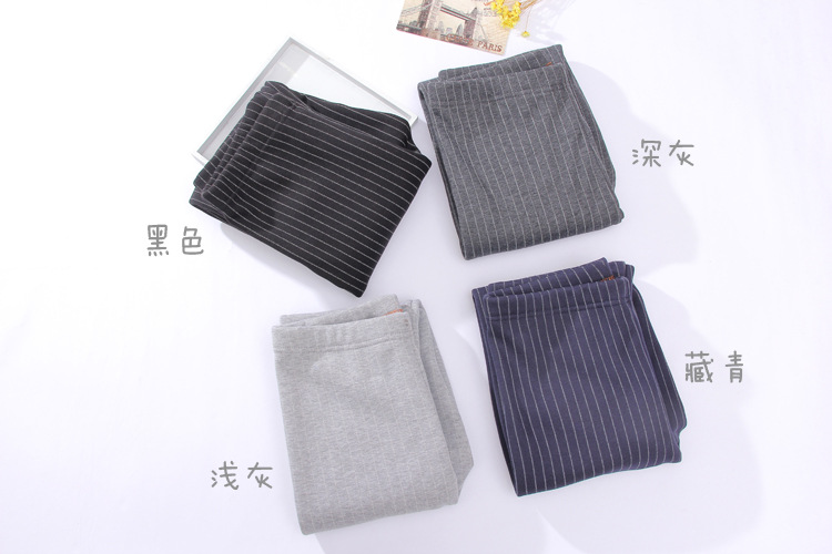 Wholesale-stripe-velvet-leggings