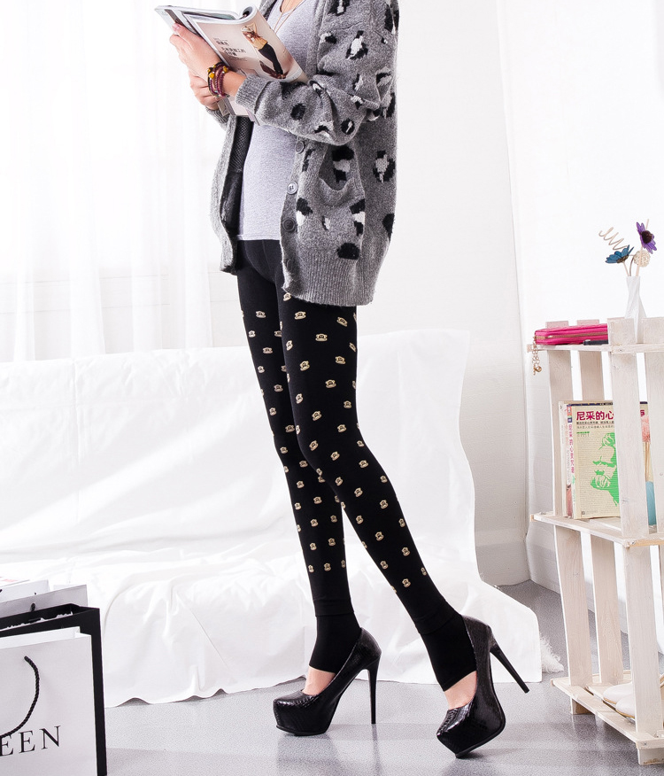 Women-casual-warm-faux-velvet-winter-leggings