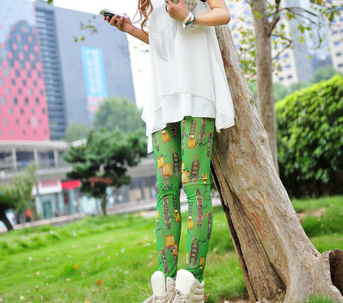 green-leggings-wholesale