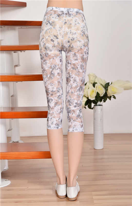 wholesale-white-flowers-cotton-spandex-leggings