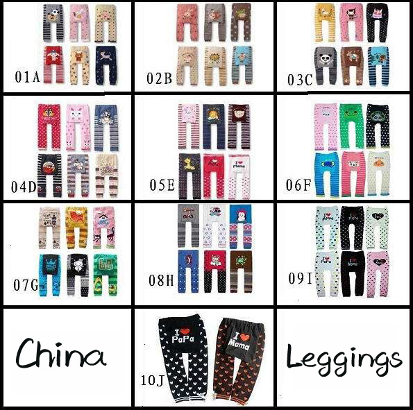 Baby-cute-striped-coloured-leggings-wholesale