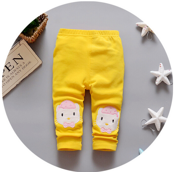 Cartoon-cat-girls-cotton-leggings-wholesale