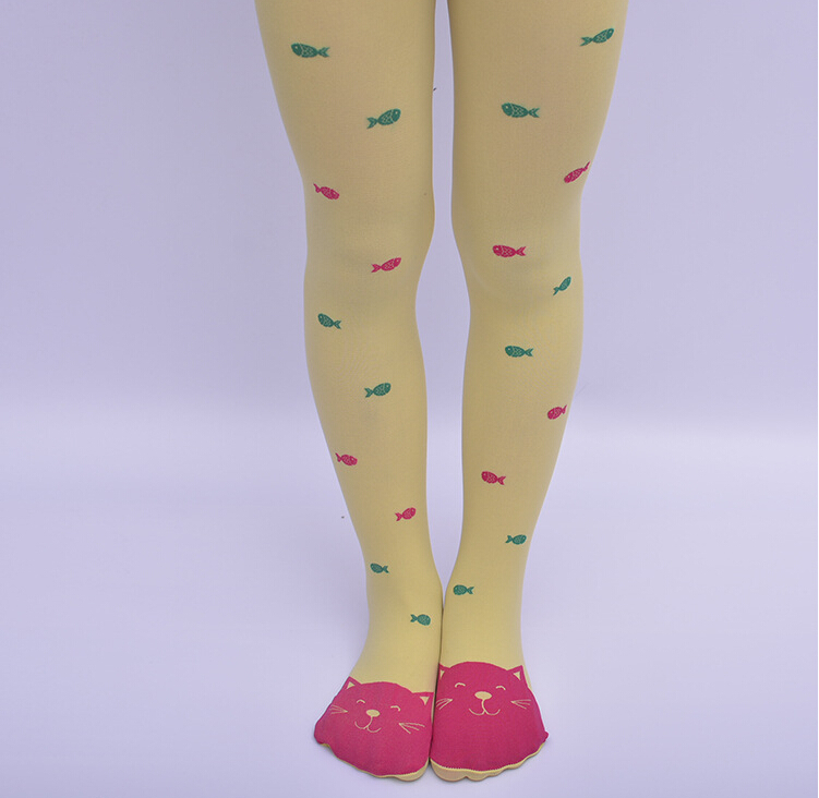 Cat-fish-pattern-girl-children-leggings-wholesale