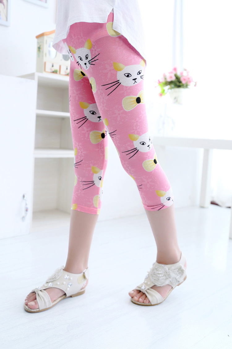 Cats-children-summer-stretch-leggings