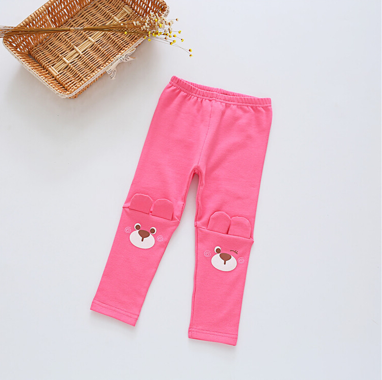 Children-cartoon-bear-girls-cotton-leggings-wholesale