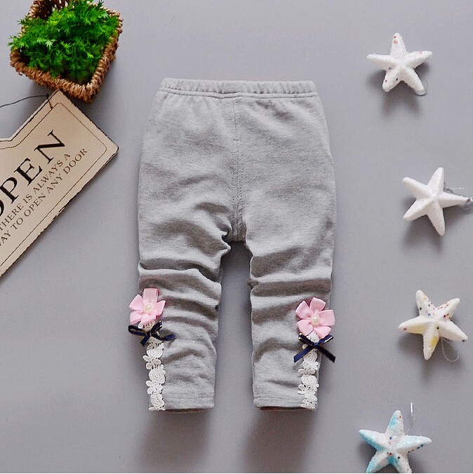 Children-cotton-flower-lace-leggings-wholesale