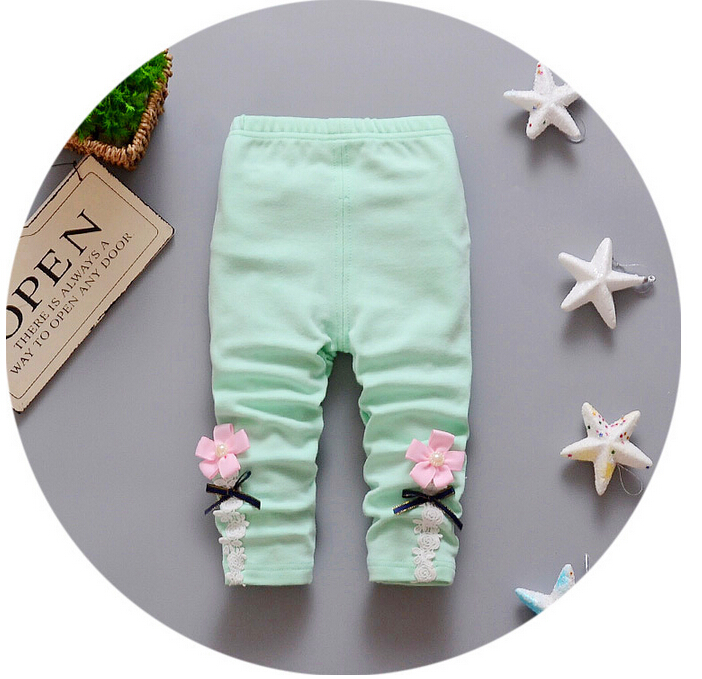 Children-cotton-flower-lace-leggings-wholesale