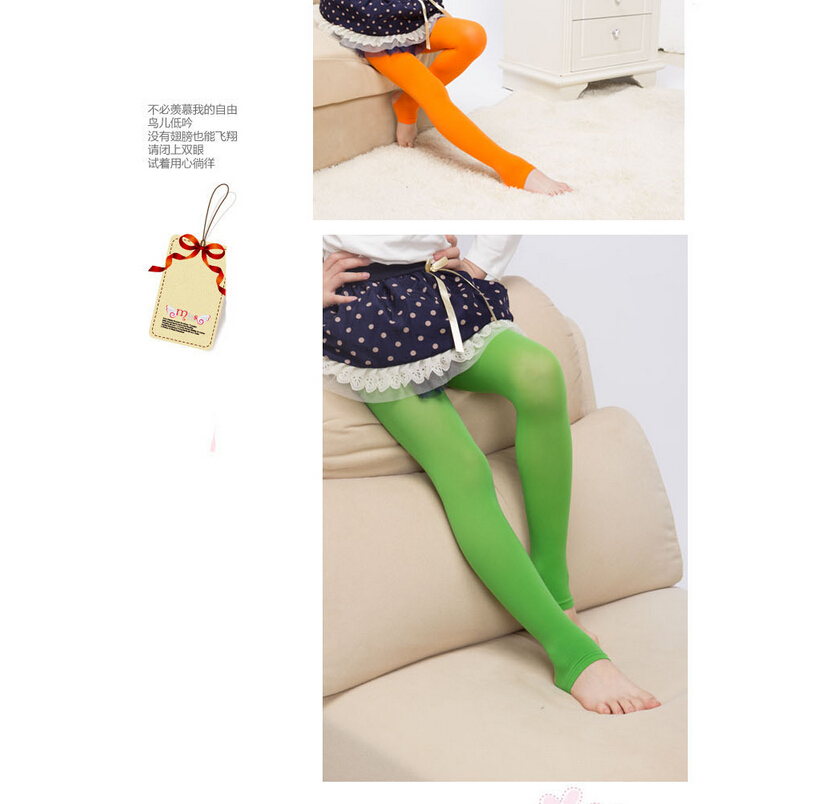 Children-velvet-pantyhose-candy-color-step-foot-socks-wholesale