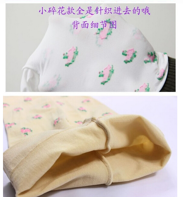 Children-velvet-small-flower-jacquard-render-pantyhose-wholesale