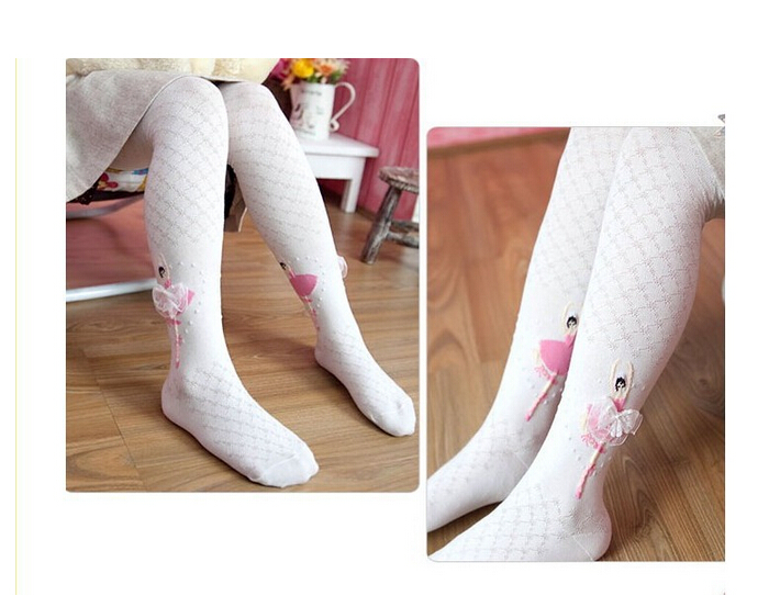 Cotton-conjoined-girl-ballet-pattern-stockings-wholesale