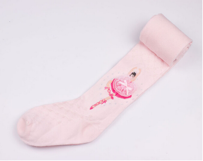 Cotton-conjoined-girl-ballet-pattern-stockings-wholesale