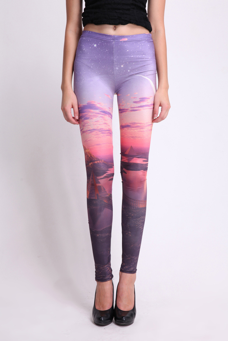 Digital-printing-pink-leggings