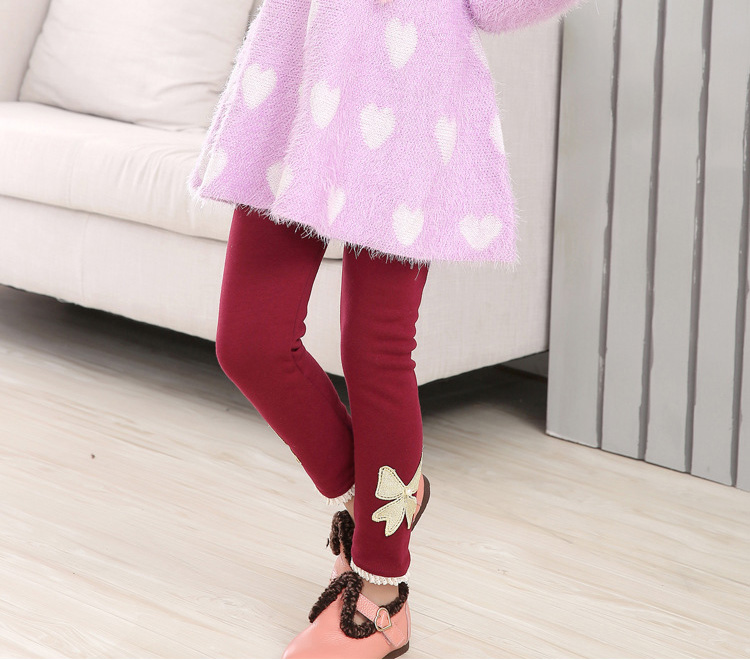 Kids-fleece-lined-leggings-wholesale