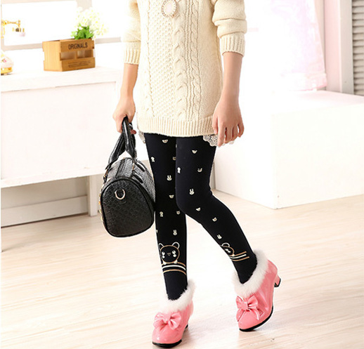 Kids-stretch-velvet-leggings-wholesale