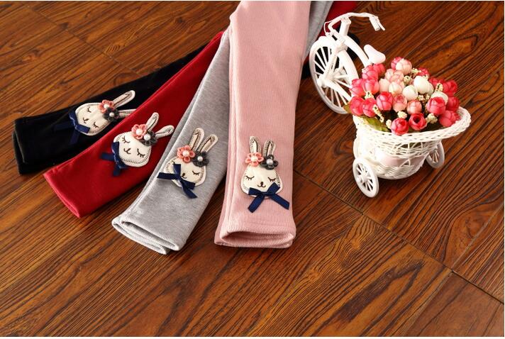 Long-ears-rabbit-cartoon-add-wool-render-girls-pants-wholesale