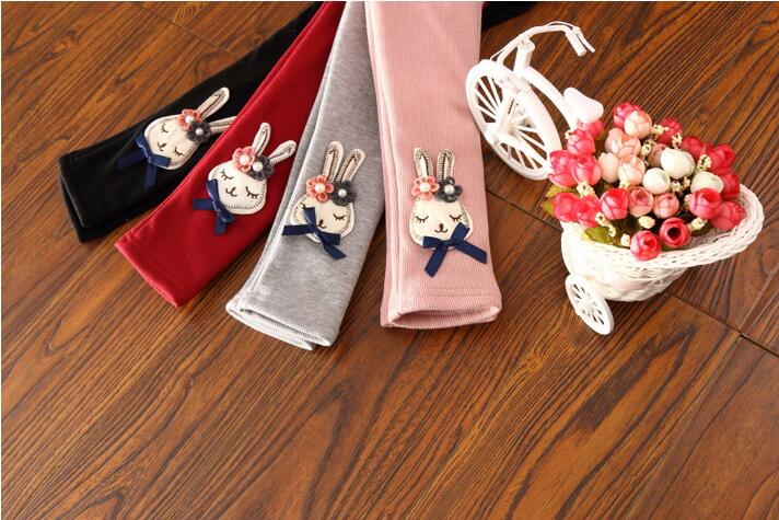 Long-ears-rabbit-cartoon-add-wool-render-girls-pants-wholesale