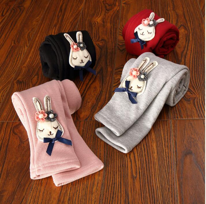 Long-ears-rabbit-cartoon-add-wool-render-girls-pants-wholesale