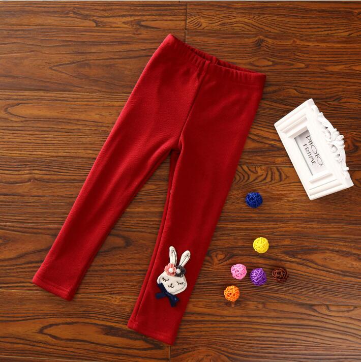 Long-ears-rabbit-cartoon-add-wool-render-girls-pants-wholesale