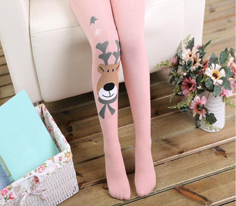 Lovely-fawn-splicing-children-render-tights-wholesale