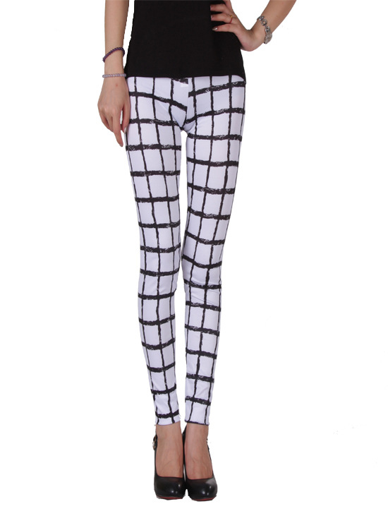 Plaid-stripes-girls-leggings-wholesale