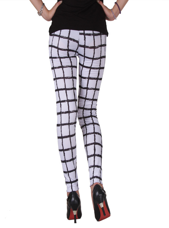 Plaid-stripes-girls-leggings-wholesale