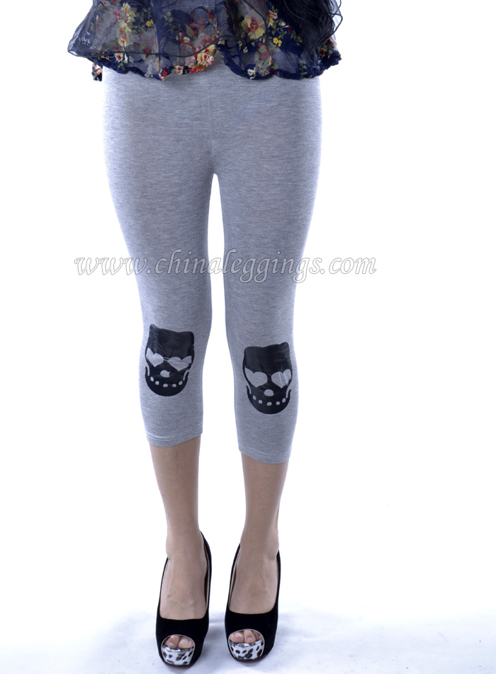 Skull-cotton-Leggings