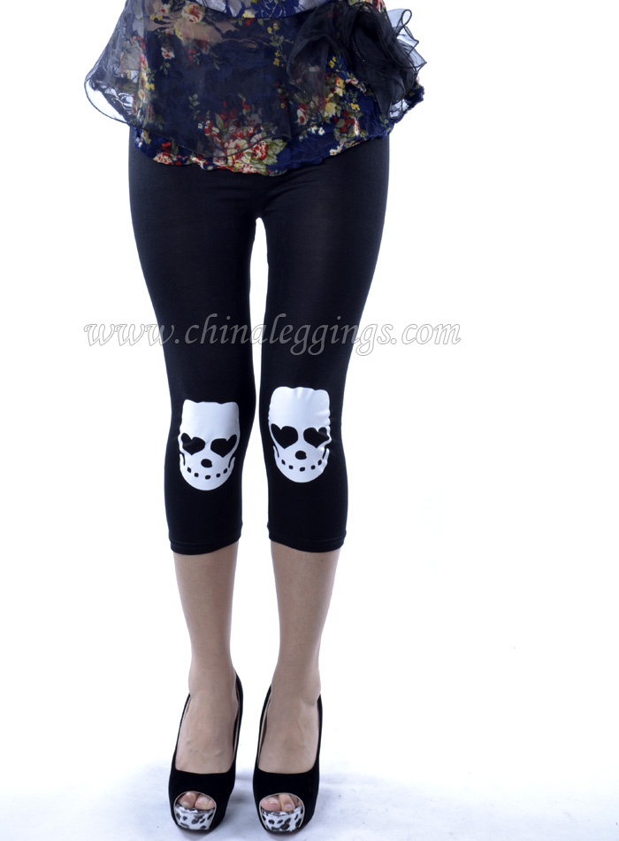 Skull-cotton-Leggings