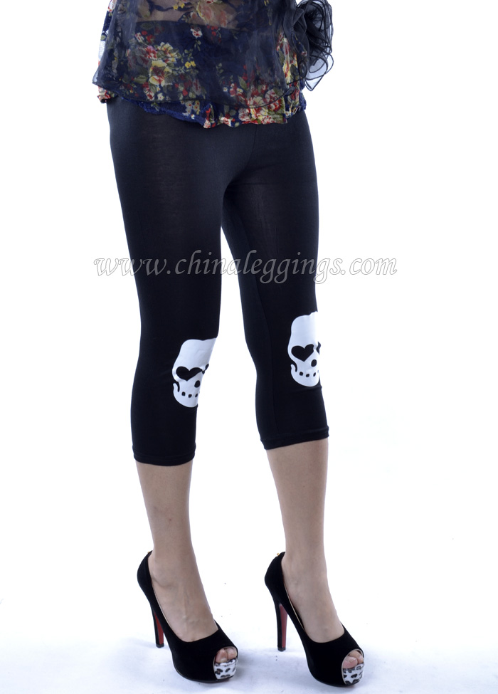 Skull-cotton-Leggings