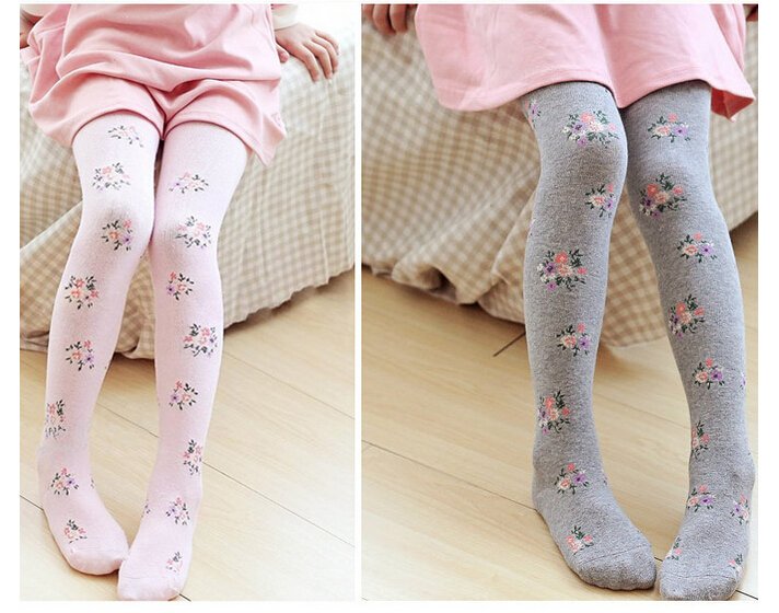 Small calico cotton children dance tights wholesale First leggings