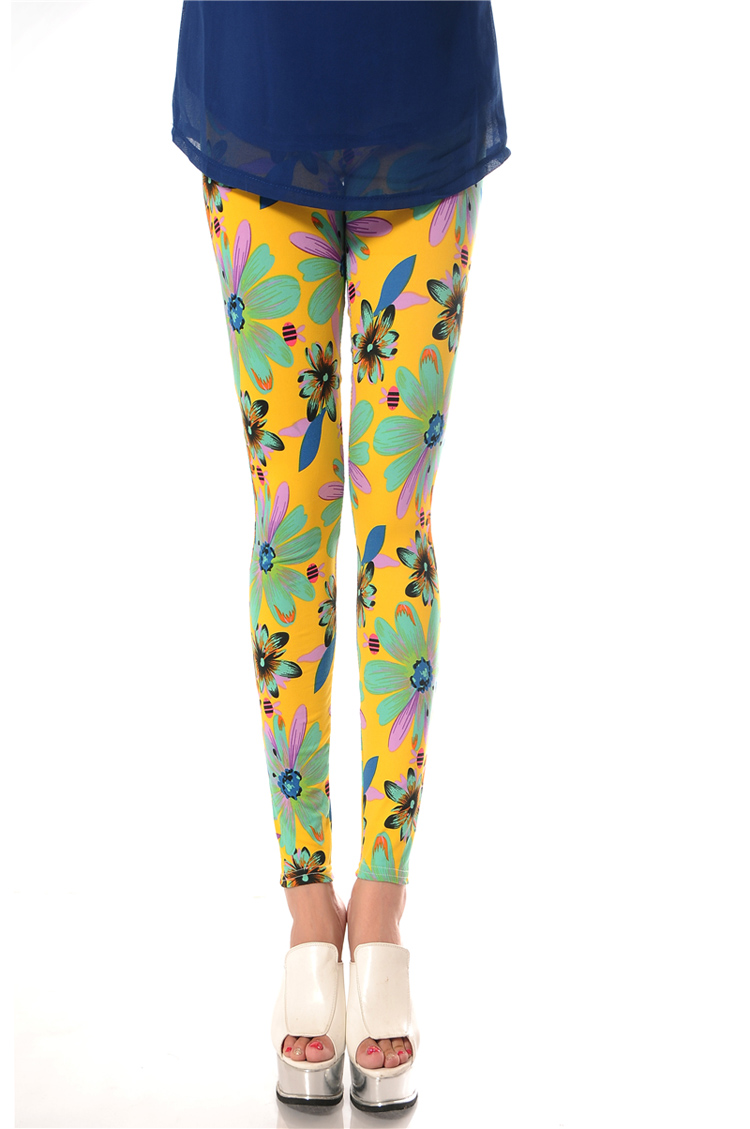 Sunflower-sexy-leggings-for-girls