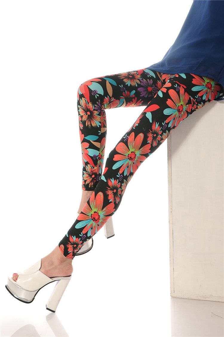 Sunflower-sexy-leggings-for-girls