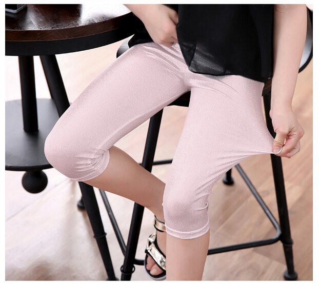 Thin-ice-silk-children-Shiny-gold-leggings-wholesale