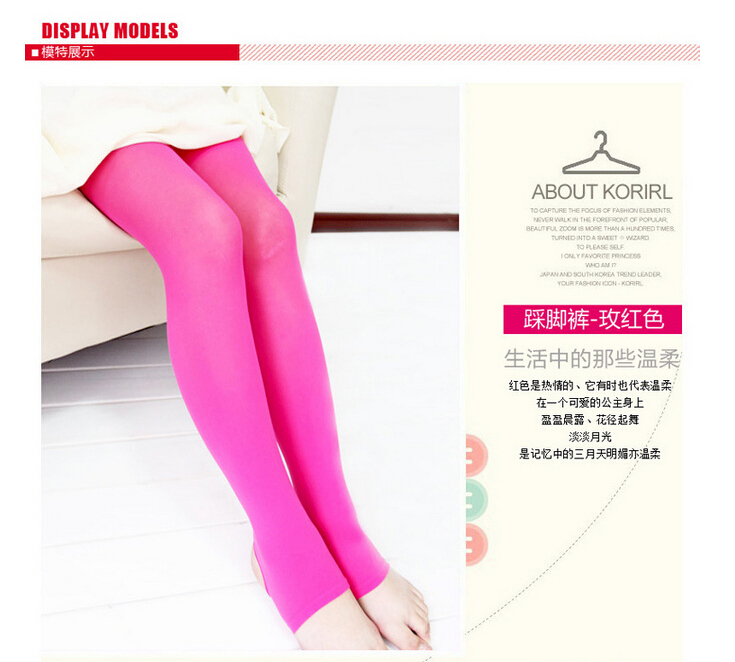 Velvet-children-pantyhose-candy-color-nine-points-girls-dancing-sock-wholesale