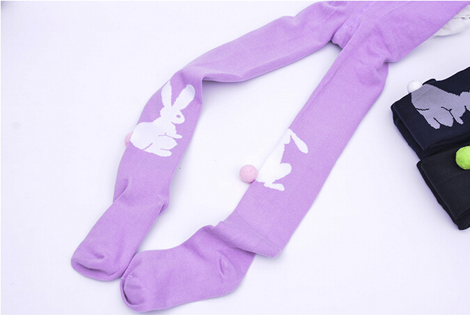 Wholesale-cartoon-rabbit-children-cotton-knitting-gears-leggings