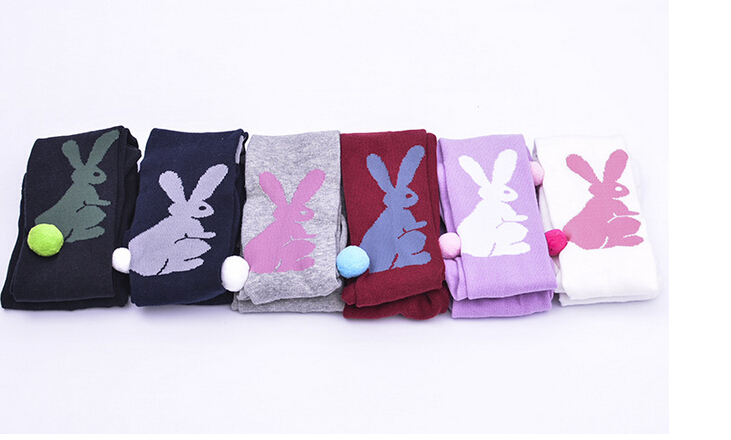 Wholesale-cartoon-rabbit-children-cotton-knitting-gears-leggings