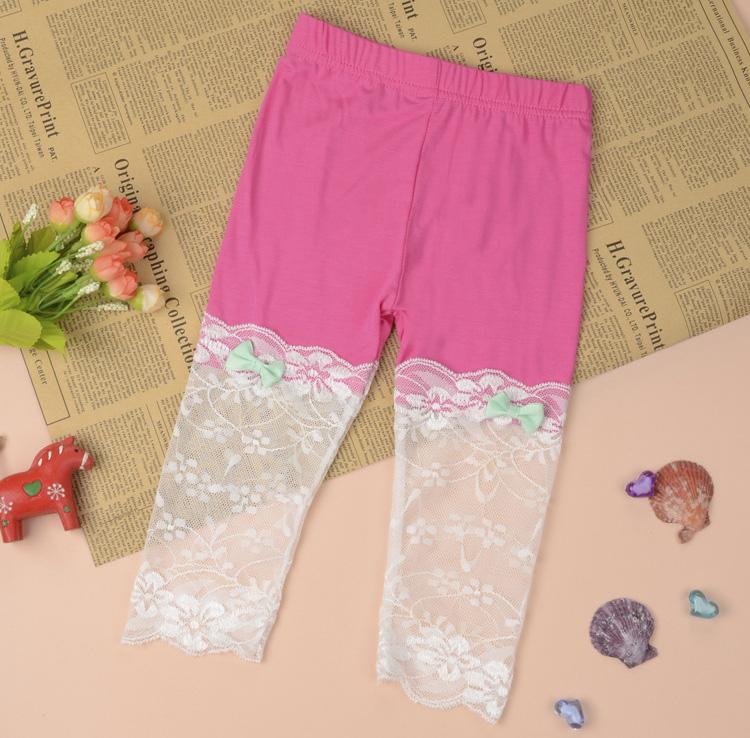 Wholesale-kids-lace-summer-leggings