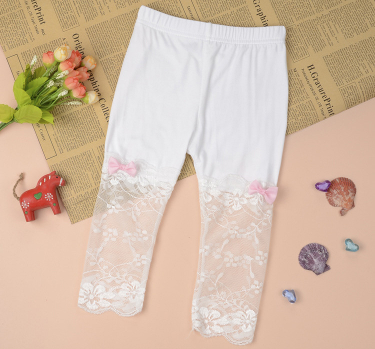 Wholesale-kids-lace-summer-leggings