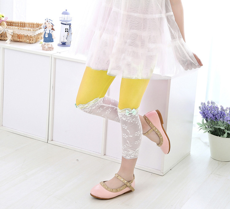 Wholesale-kids-lace-summer-leggings