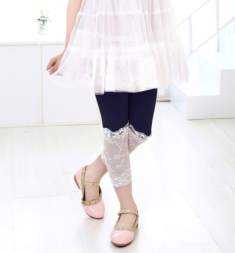 Wholesale-kids-lace-summer-leggings