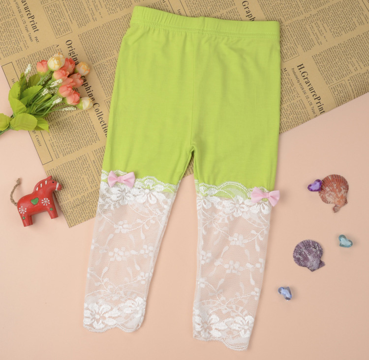 Wholesale-kids-lace-summer-leggings